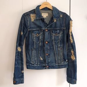 Denim and Supply Distressed Denim Jacket